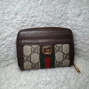 Gucci Ophidia Card Case Wallet Zip Around